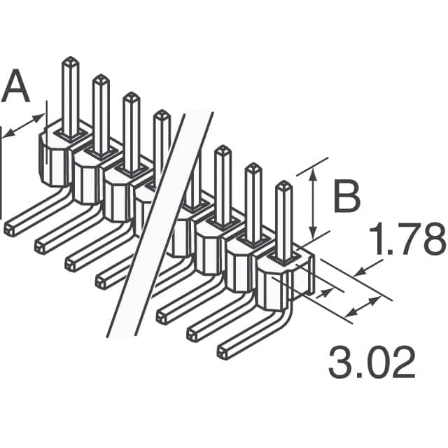 TSW-137-08-L-S-RA Samtec Inc.  Embases à broches mâles